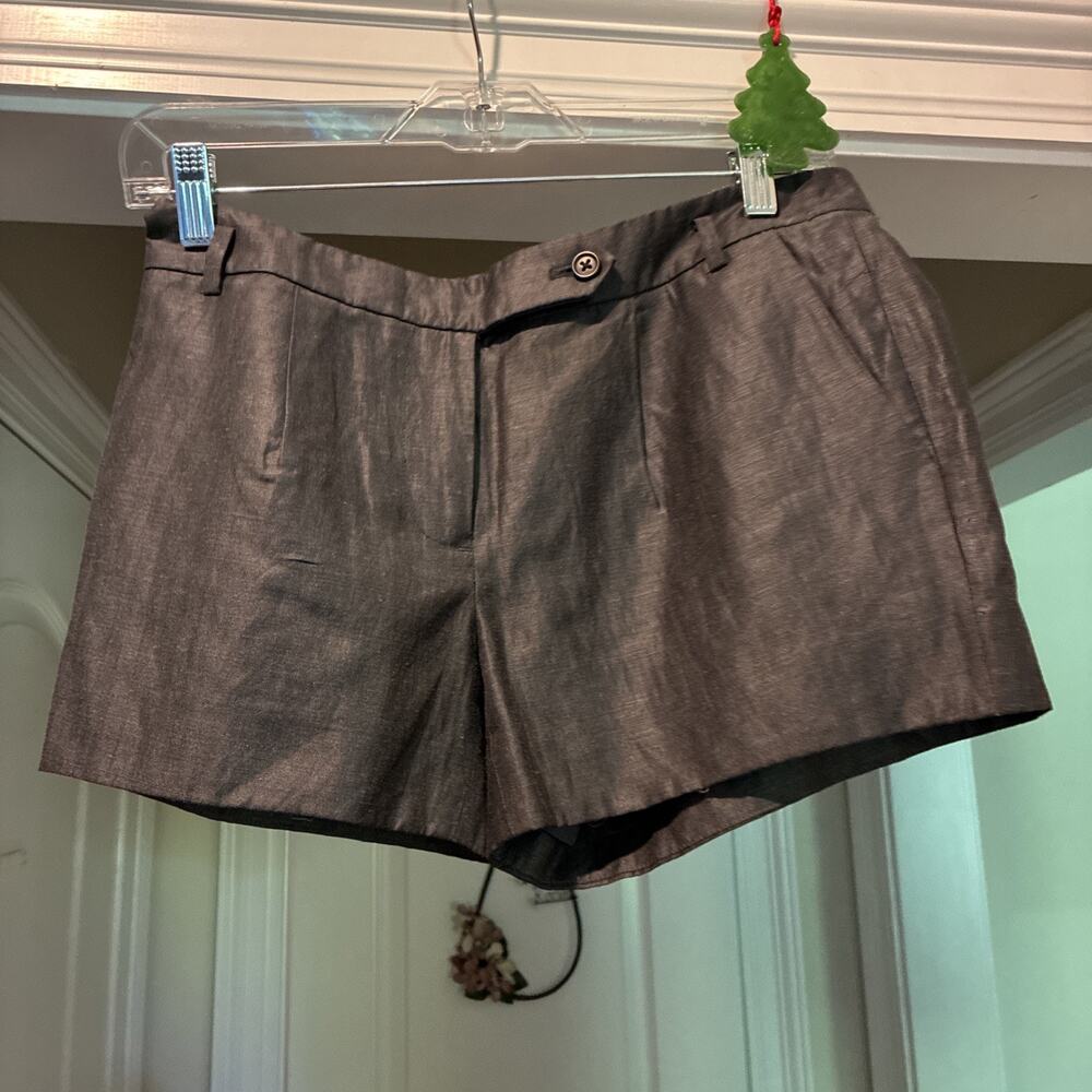 J Crew Short Pant Wool Linen Lining Acetate Dressy Casual Activewear Size 2